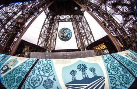 Earth Crisis sphere from Shepard Fairey